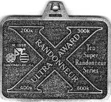 Ultra Randonneur medal