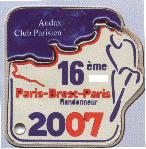 2007 PBP Medal