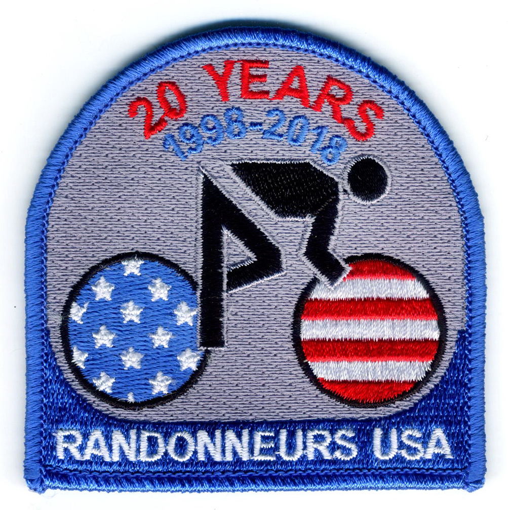 RUSA 20th Anniversary Patch